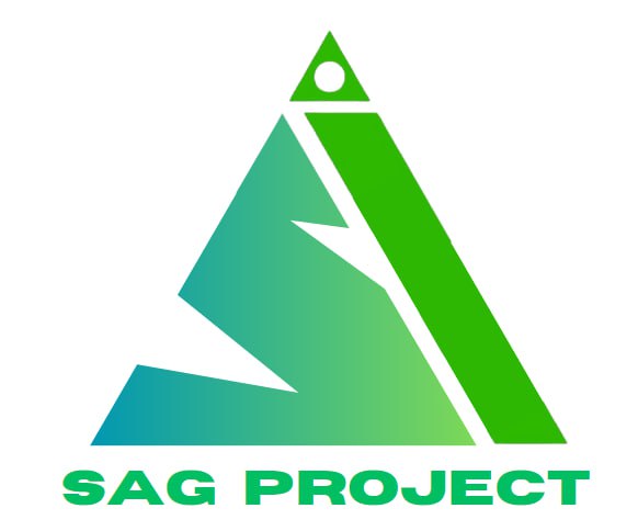 Sag Project logo green-blue